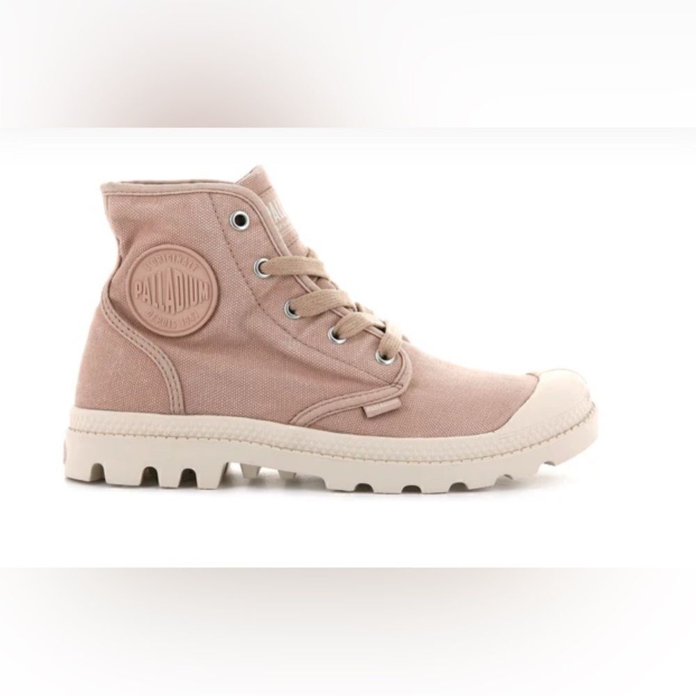 Free People x Palladium Pampa HI sneaker boots Rose Brick pink women’s 10 New.